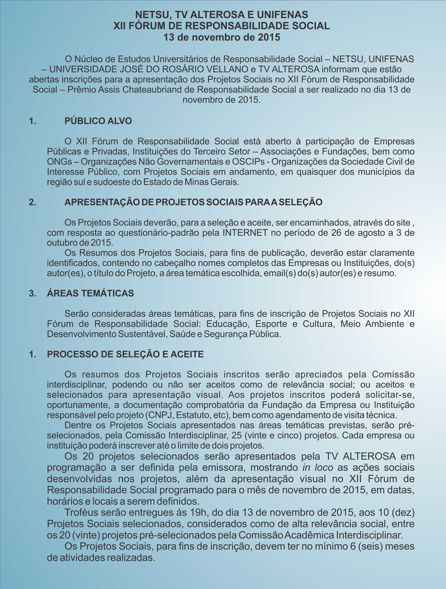 Questionário PAPERSU: participação pública