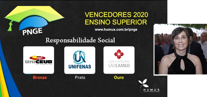 Professora Alessandra Pupim representou a Universidade na premiação